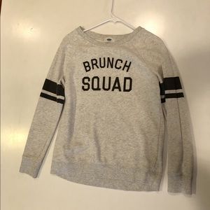 Old navy xs gray loose oversized sweatshirt